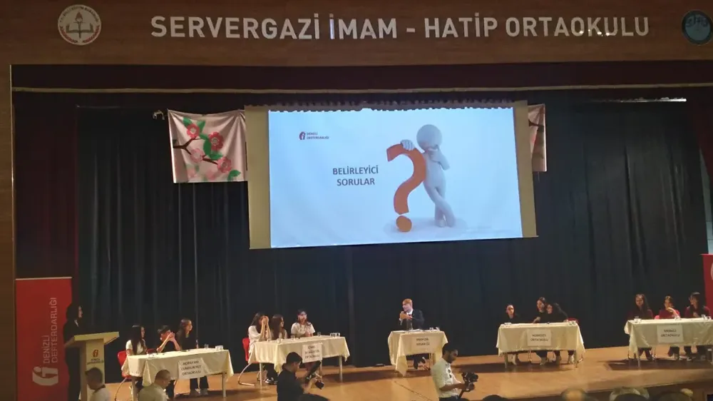 Ortaokullar arası bilgi yarışmasında kaybeden yok