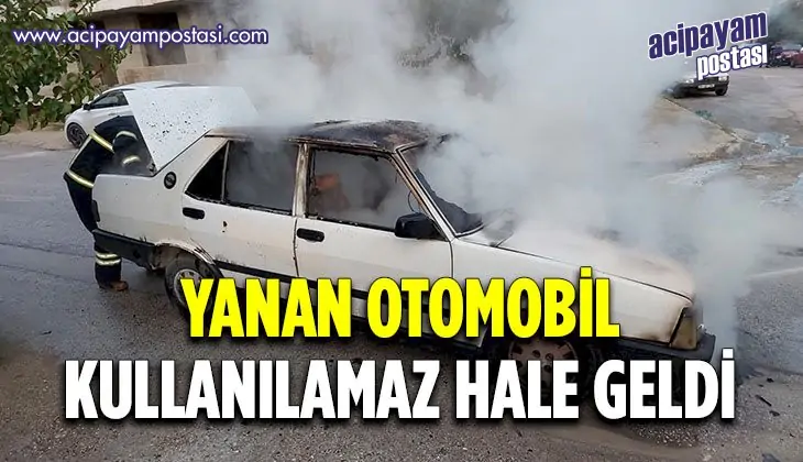 Burdur’da seyir halinde iken yanan
                    otomobil kullanılamaz hale geldi