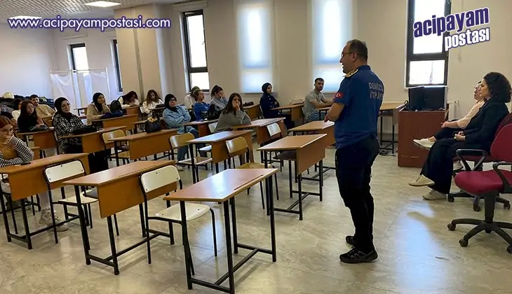 İtfaiye ekipleri Serinhisar’da
                    öğrencileri seminer verdi