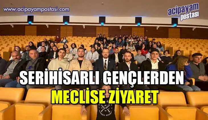 Serinhisarlı gençler meclisi ziyaret
                    etti