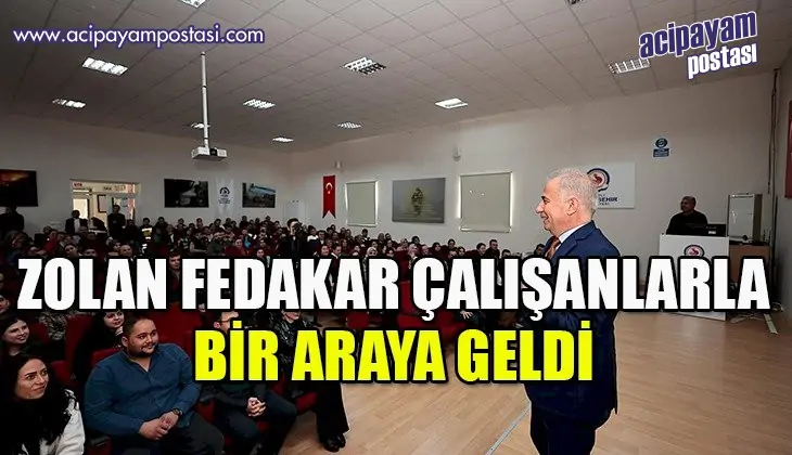 Zolan,
                    fedakar çalışanlarla bir araya
                    geldi